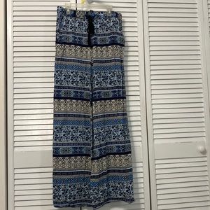 Flowy Elastic Waist Pants